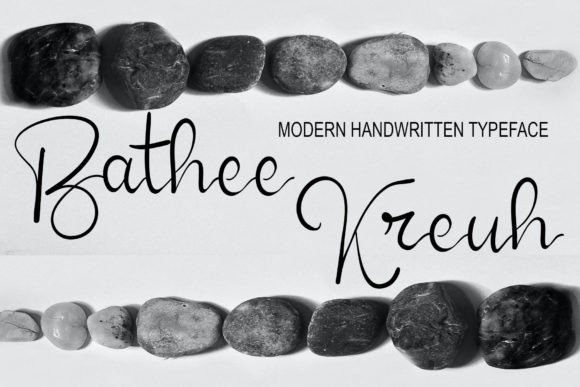 Bathee Kreuh: A Modern Handwritten Script Font
