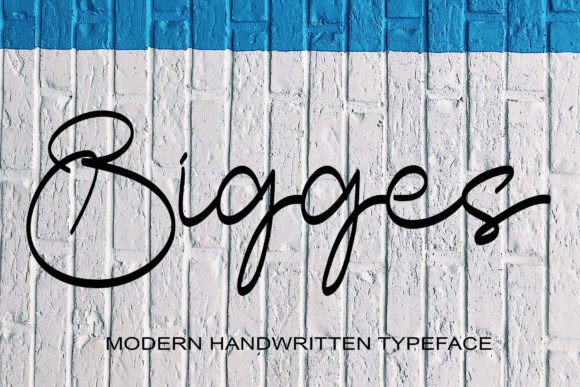 Bigges: A Stylish Script Font for Elegant Designs