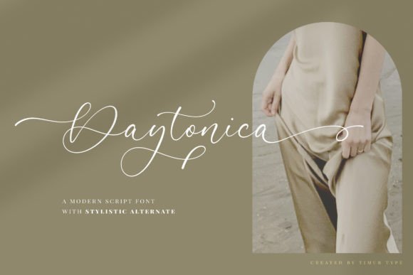 Daytonica: A Refined Handwritten Script Font