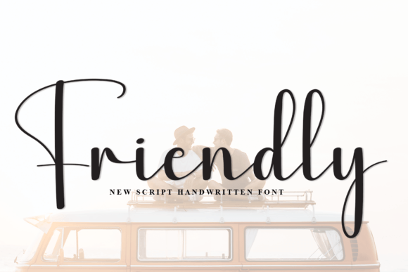 Friendly: The Enchanting Handwritten Font