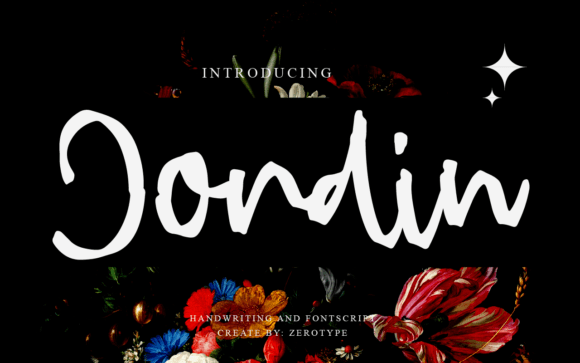 Jordin: A Delicate Script Font for Refined Design