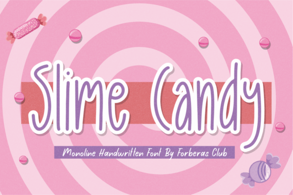 Slime Candy: A Handwritten Script Font with Classic Charm